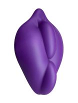 B.Cush Stimulating Strap-On Dildo Base Purple