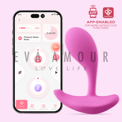 OLY 2 Pressure Sensing APP-enabled Wearable Clit & G Spot Vibrator Pink