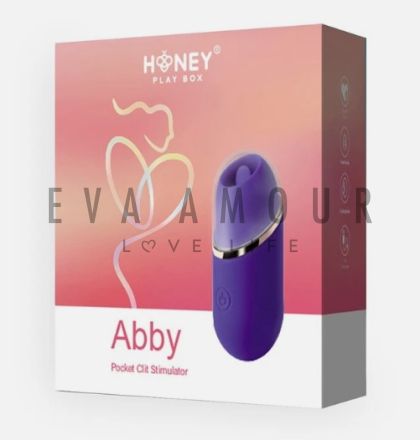 Honey Play Box Abby Mini Clit Tongue Licking Vibrator Purple