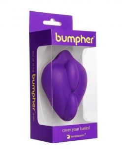 Bumpher Stimulating Strap-On Dildo Base Purple