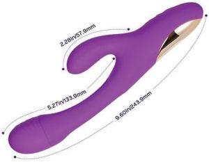 Bora - Rabbit Tapping G-spot Vibrator Purple