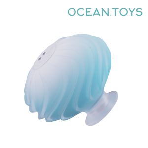 Ocean Toys Coral Clitoral Stimulator - Aqua