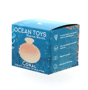 Ocean Toys Coral Clitoral Stimulator - Rosa